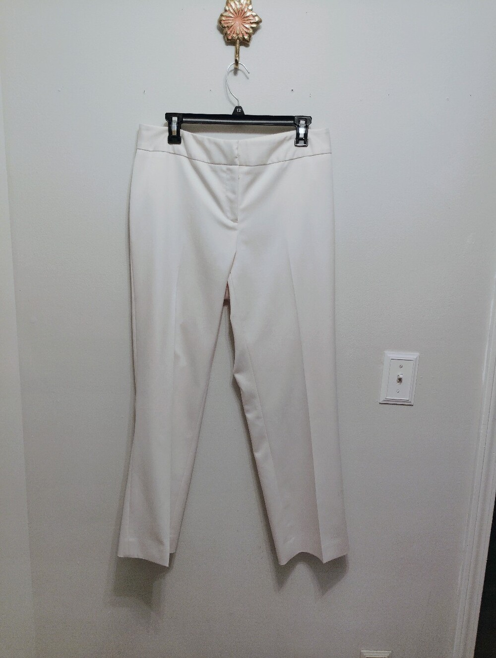 Elliott Lauren Cream Color Dress Pants Sz 12